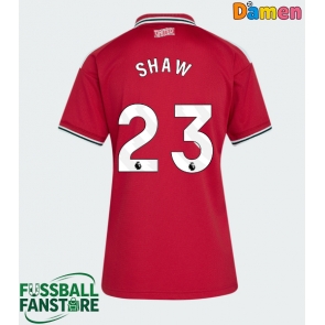 Manchester United Luke Shaw #23 Replik Heimtrikot Damen 2026-27 Kurzarm